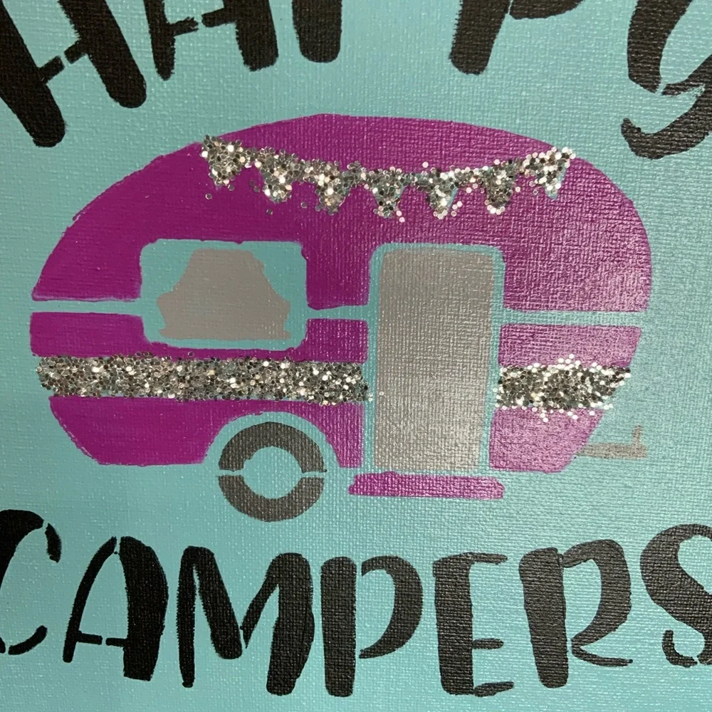 Happy Campers‎ canvas painting